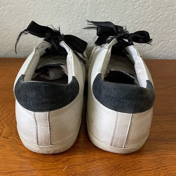 Golden Goose Women's Super-Star in white leather with contrasting inserts